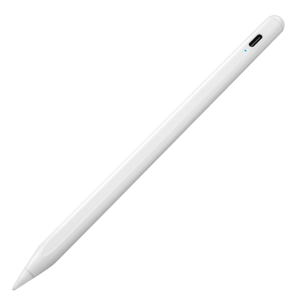 White Stylus Pen for iPad with Palm Rejection and Tilt Sensitive U2821