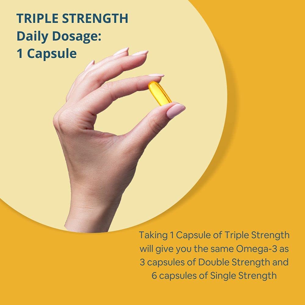 Fish Oil 1400mg Omega 3 900mg 60 Softgel Capsules X7151