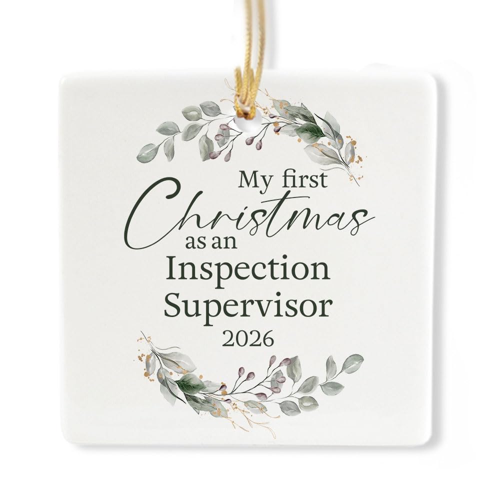 Ceramic 3-inch Square Ornament B626841
