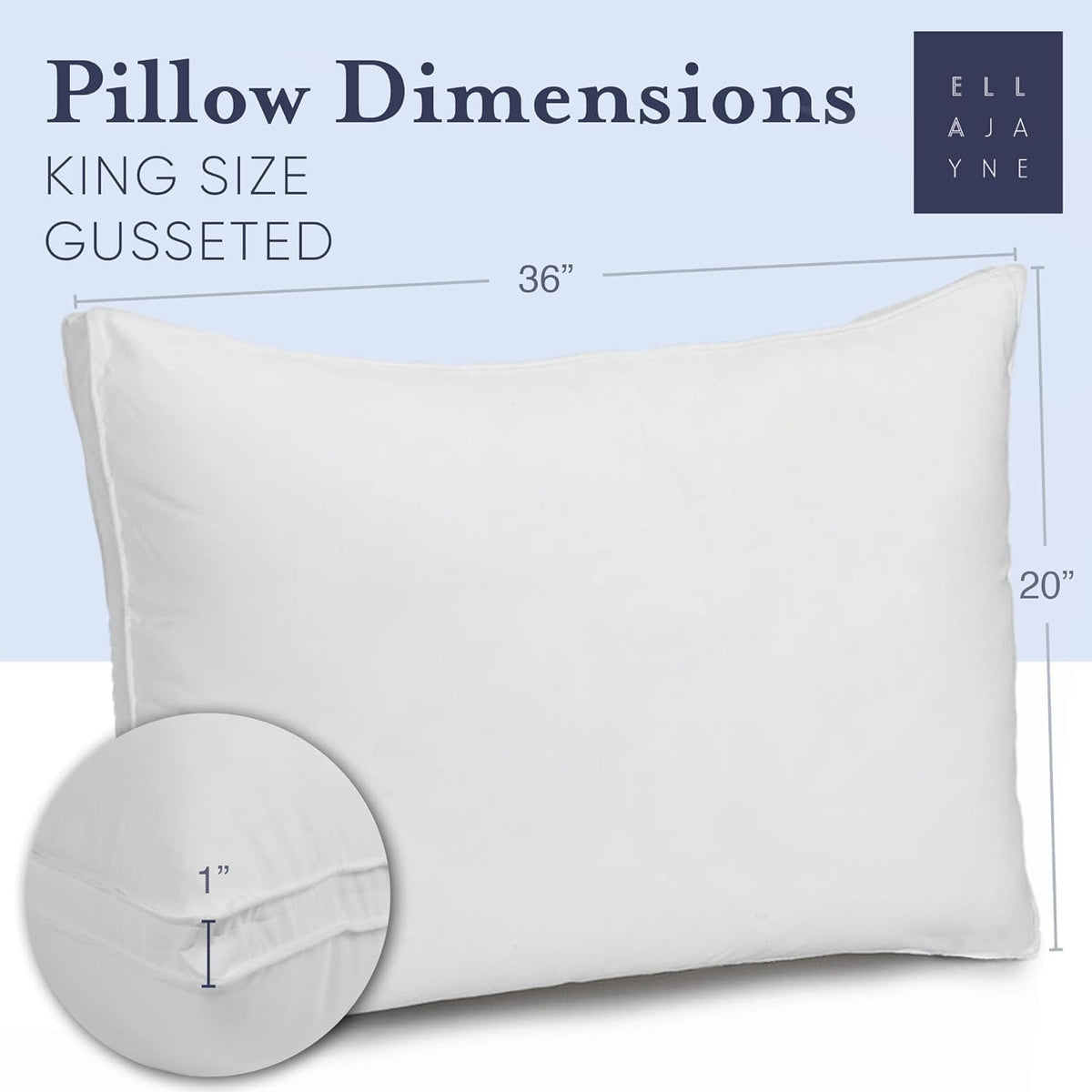 King Size Down Alternative Pillows Set of 2 Y6650