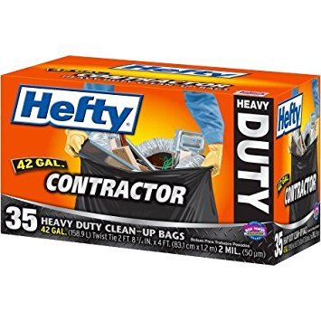 Heavy Duty 42 gallon 35 count Clean-Up Bags R518