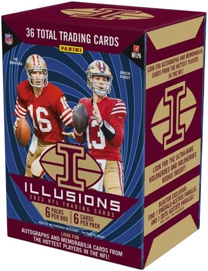 NFL Football Trading Card Blaster Box 6 Packs J491905