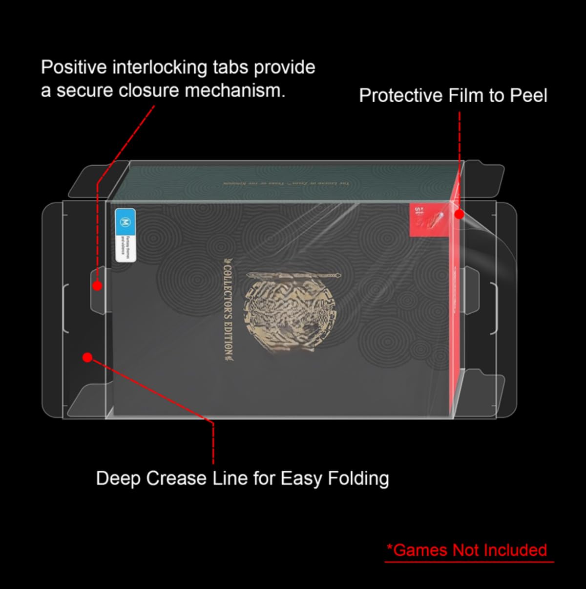 Clear Protective Case Compatible with Switch 2023 S98325