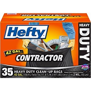 Heavy Duty 42 gallon 35 count Clean-Up Bags R518
