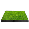 Indoor Outdoor Dog Potty with Artificial Turf Grass Mat 25x20 in U473440