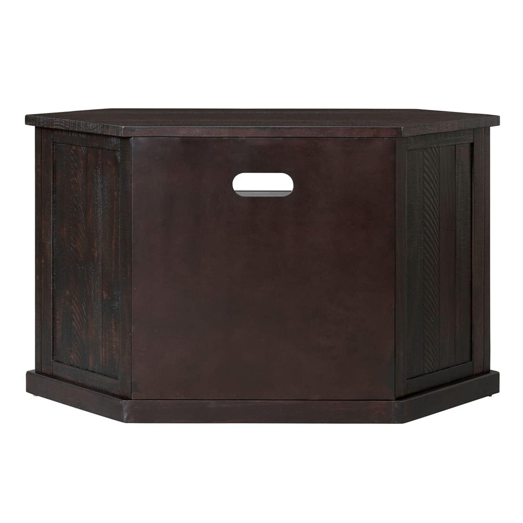 Solid Wood TV Stand with Cabinet Storage C31742