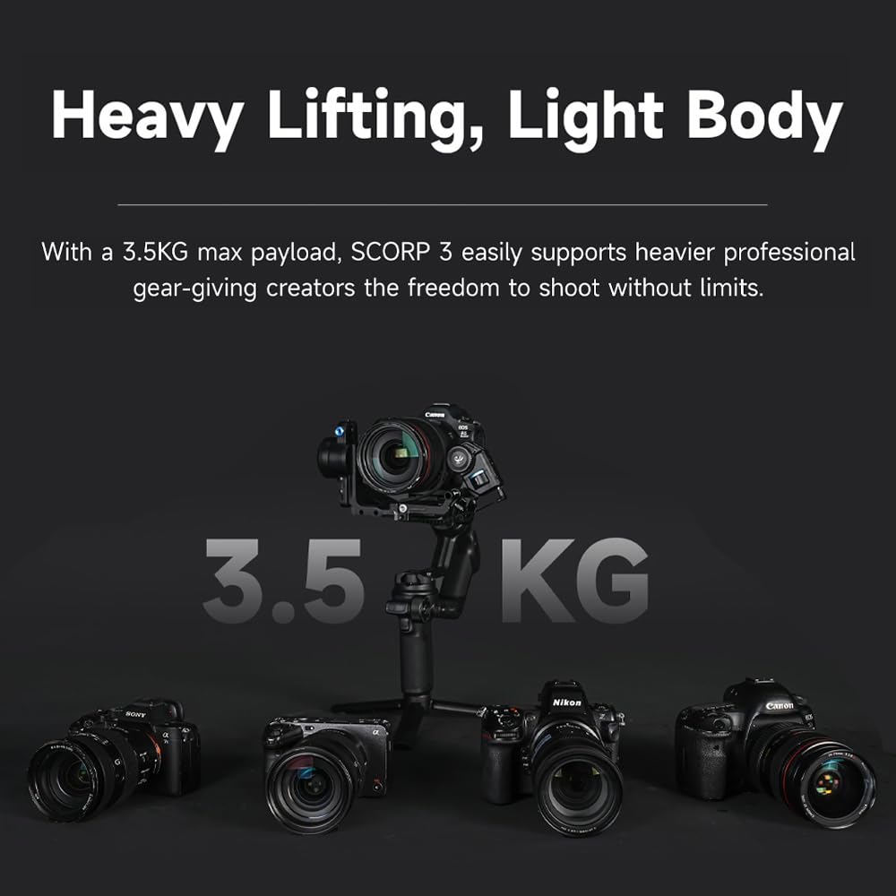 Camera Gimbal Stabilizer with Touch Screen U6497