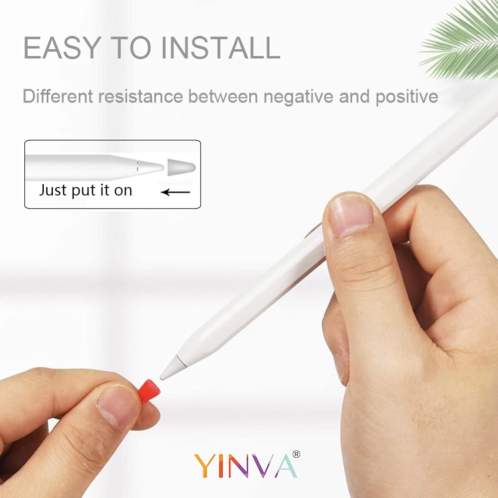 Silicone Pencil Tips Cover 60 PCS 10 Colors B951