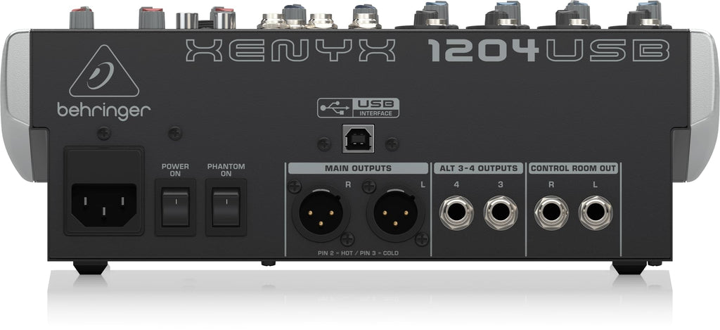 12-Input 2/2-Bus Mixer with Mic Preamps and USB Audio Interface F323