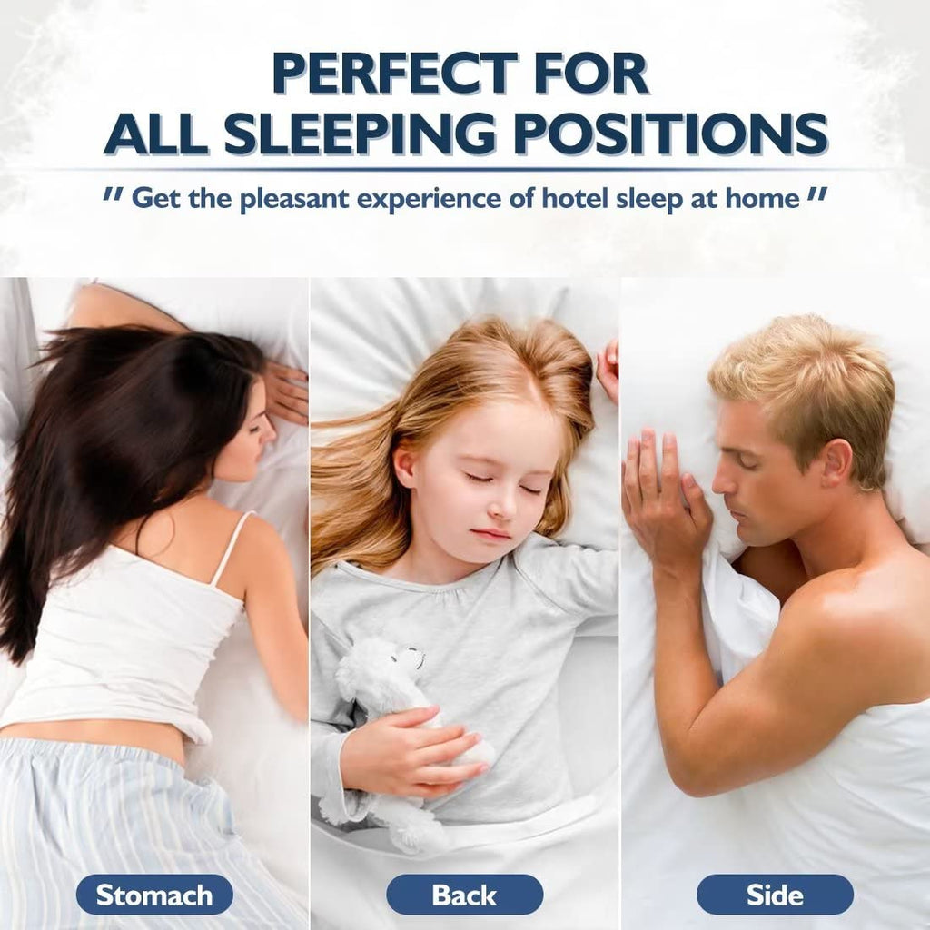 King Size Set of 2 Down Alternative Bed Pillows A59306
