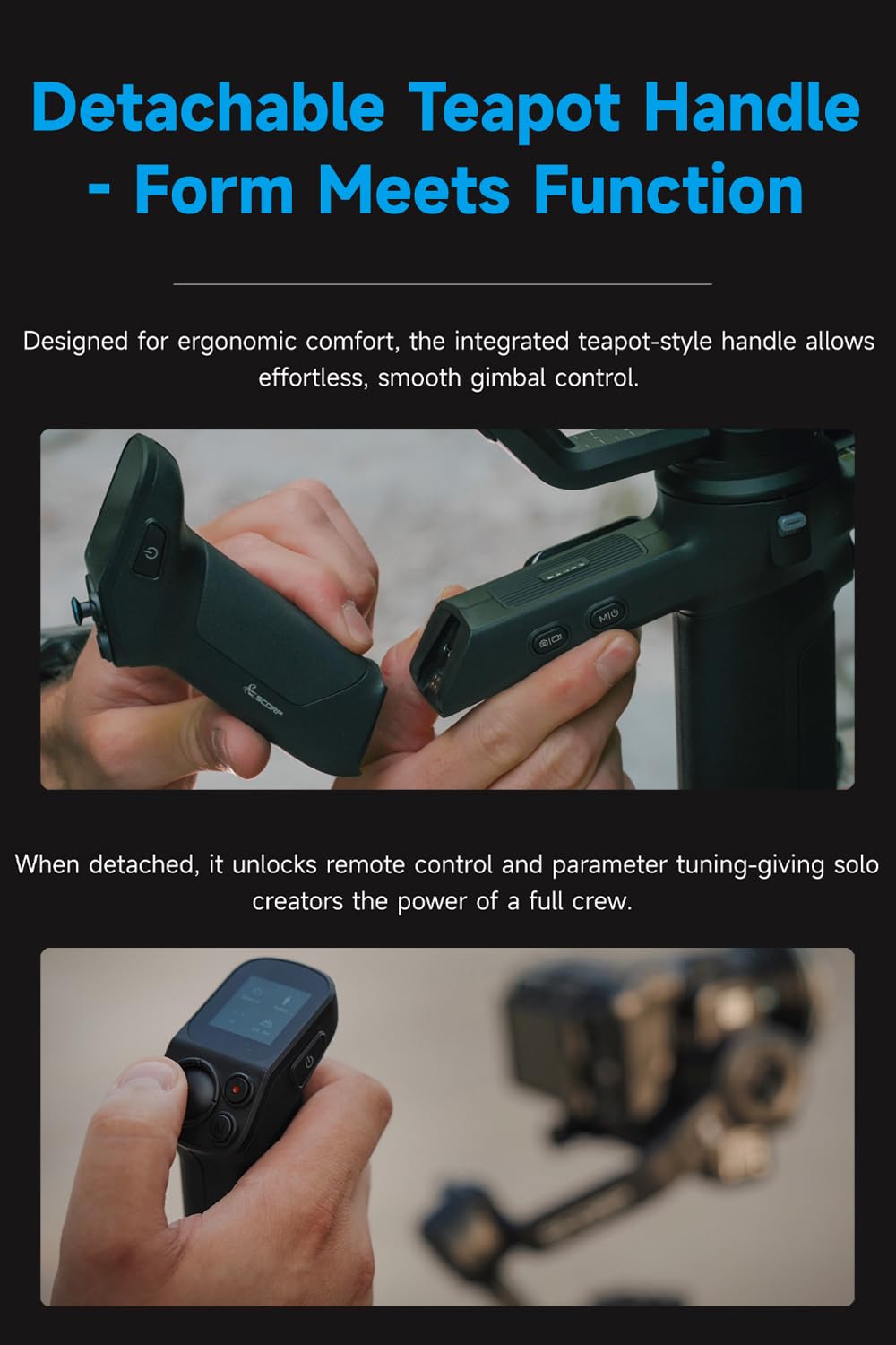 Camera Gimbal Stabilizer with Touch Screen U6497