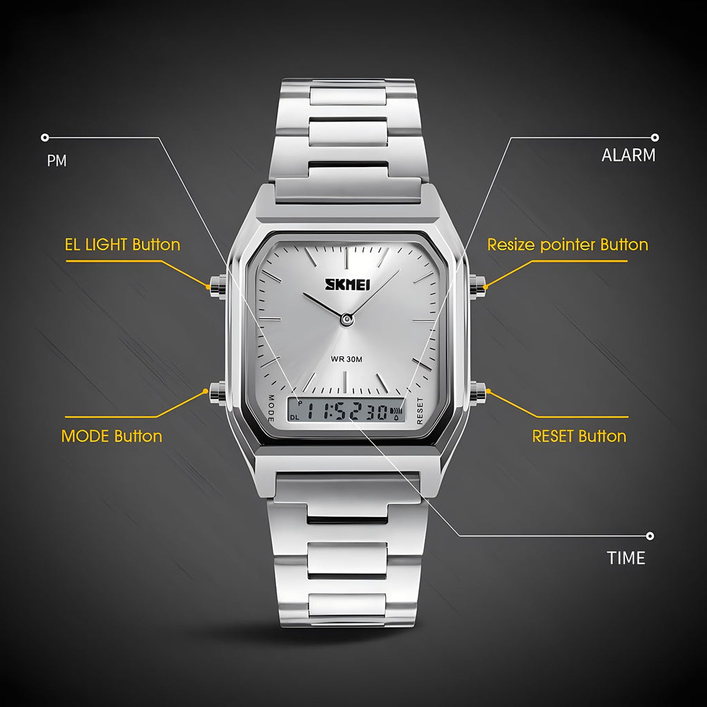 Military Analog Digital Watch Y8702