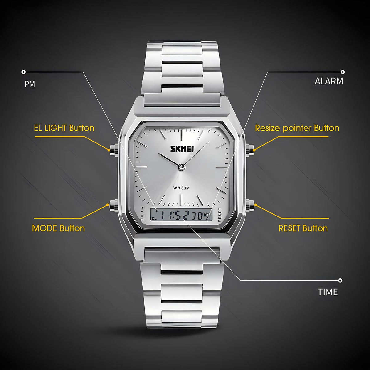 Military Analog Digital Watch Y8702