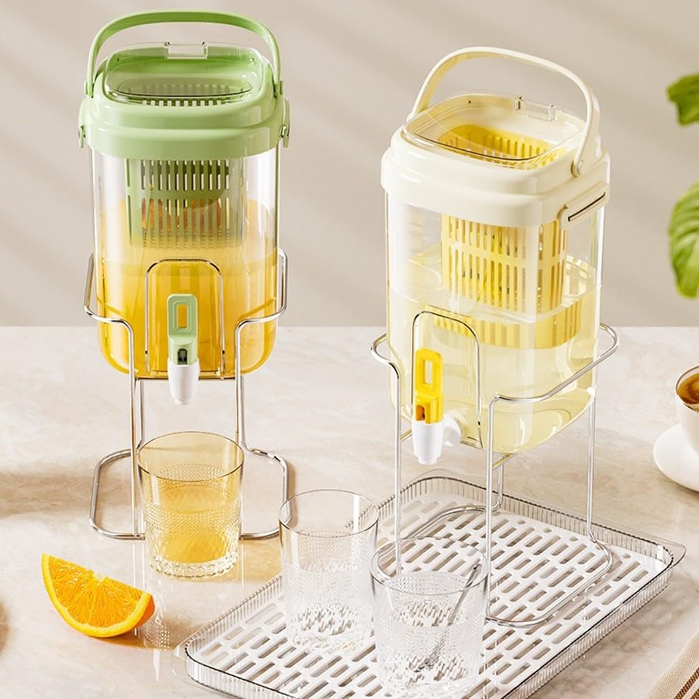 Cold Water Pitcher with Faucet and Tea Infuser P582694