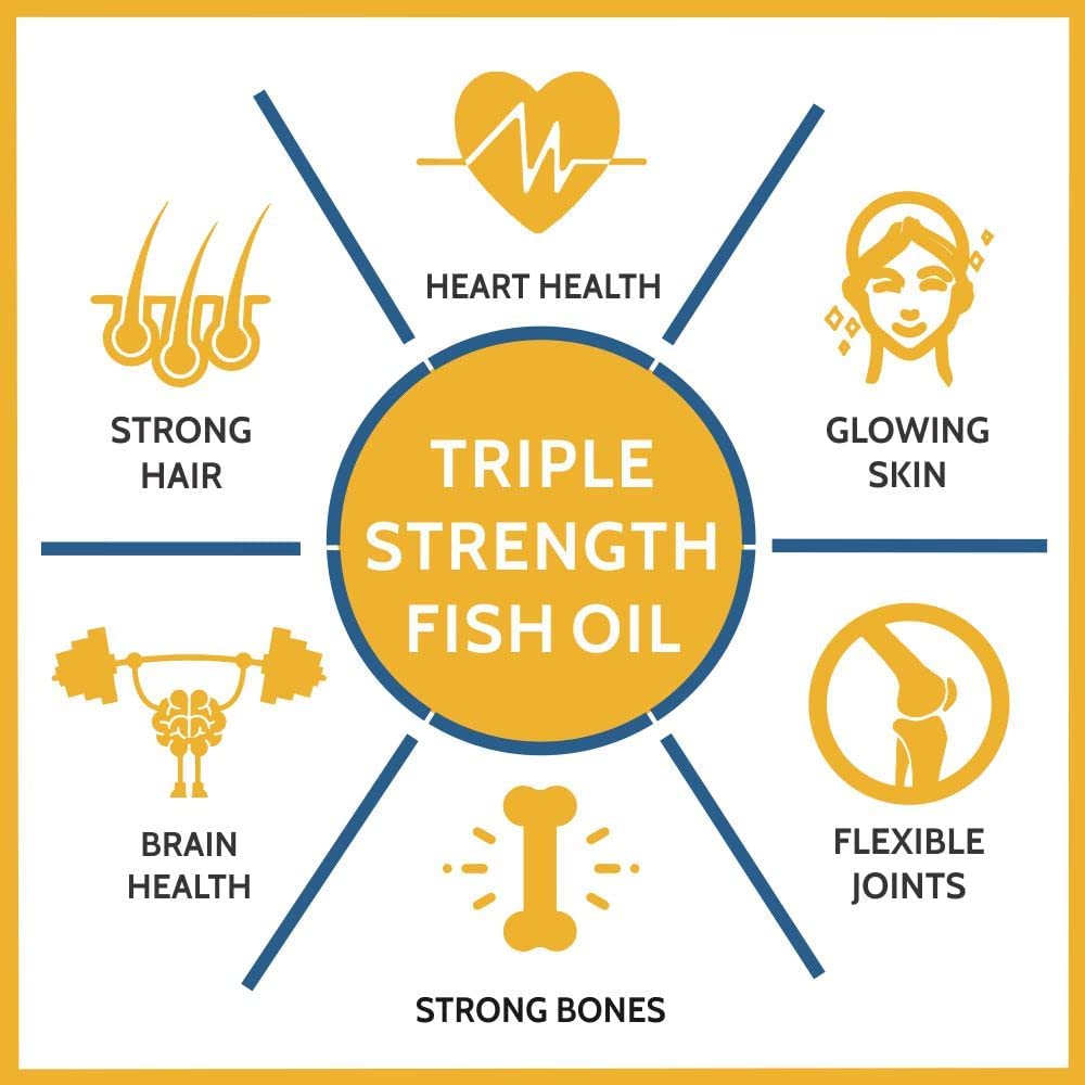 Fish Oil 1400mg Omega 3 900mg 60 Softgel Capsules X7151