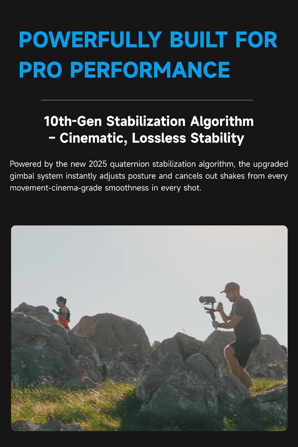 Camera Gimbal Stabilizer with Touch Screen U6497