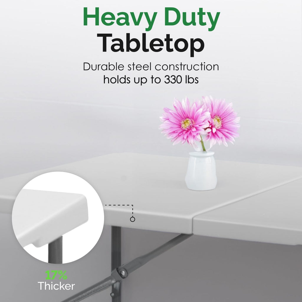 6ft Folding Table with Handle K699885