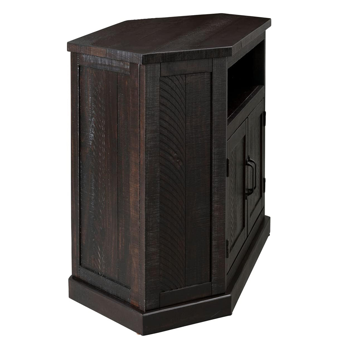 Solid Wood TV Stand with Cabinet Storage C31742