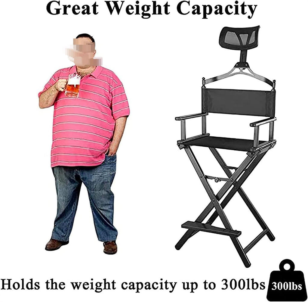 Portable Aluminum Folding Chair with Footrest Y61957