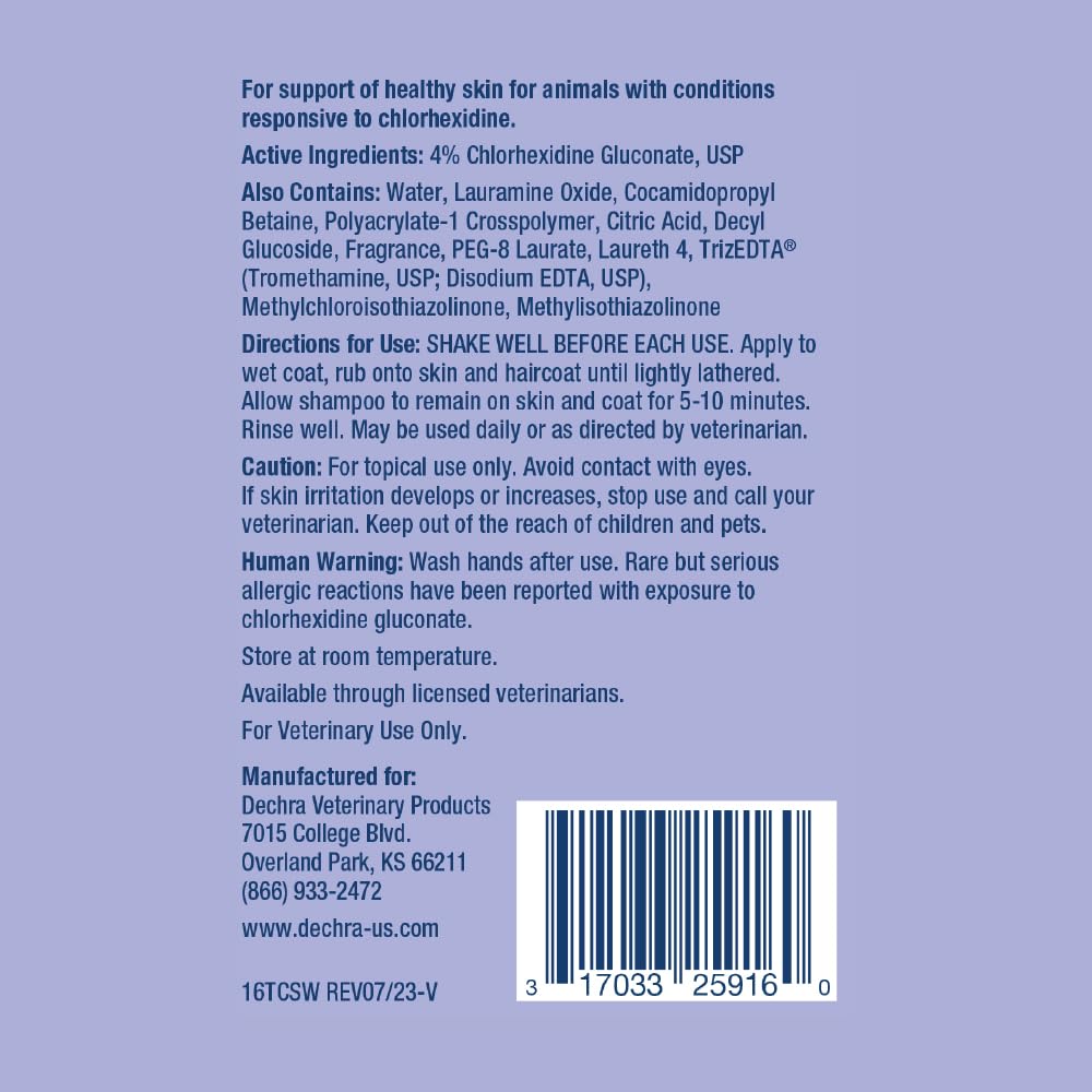Shampoo for Dogs, Cats and Horses, 16 Ounce V27644