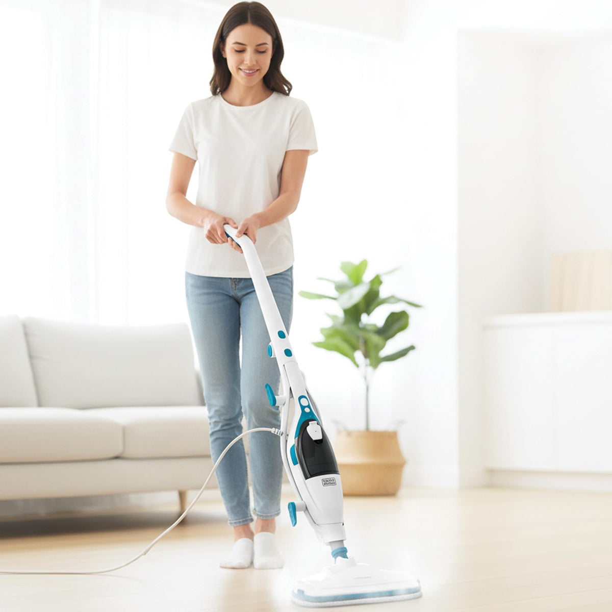 2-in-1 Steam Mop and Handheld Steam Cleaner F106782
