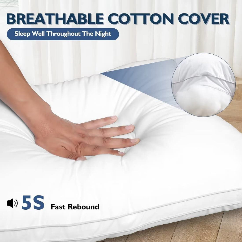 King Size Set of 2 Down Alternative Bed Pillows A59306
