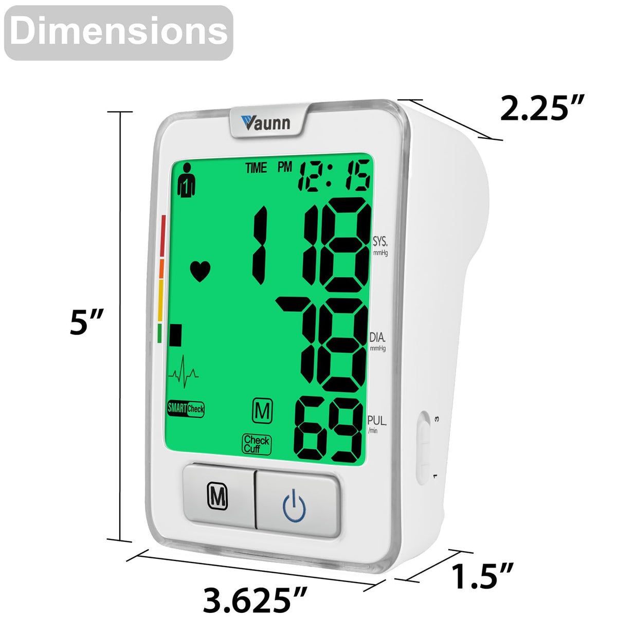 Automatic Upper Arm Blood Pressure Monitor Medium Arm Cuff R66980