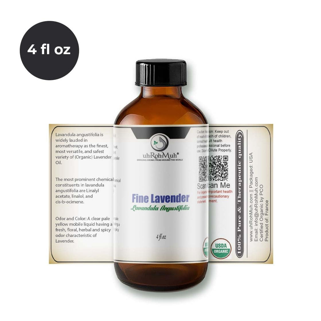 Organic Lavender Essential Oil 4 Fl Oz K89225
