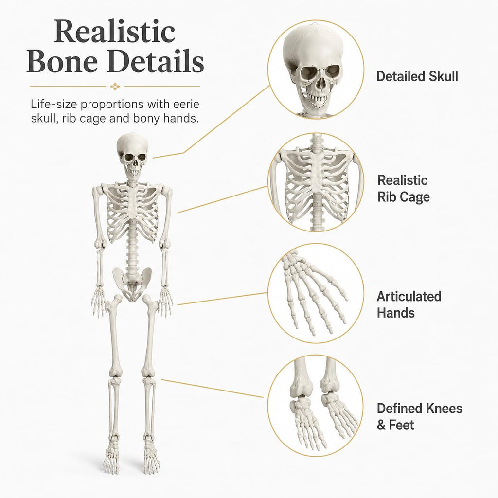5.4 FT Poseable Skeleton A207527