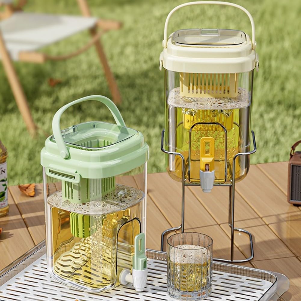 Cold Water Pitcher with Faucet and Tea Infuser P582694