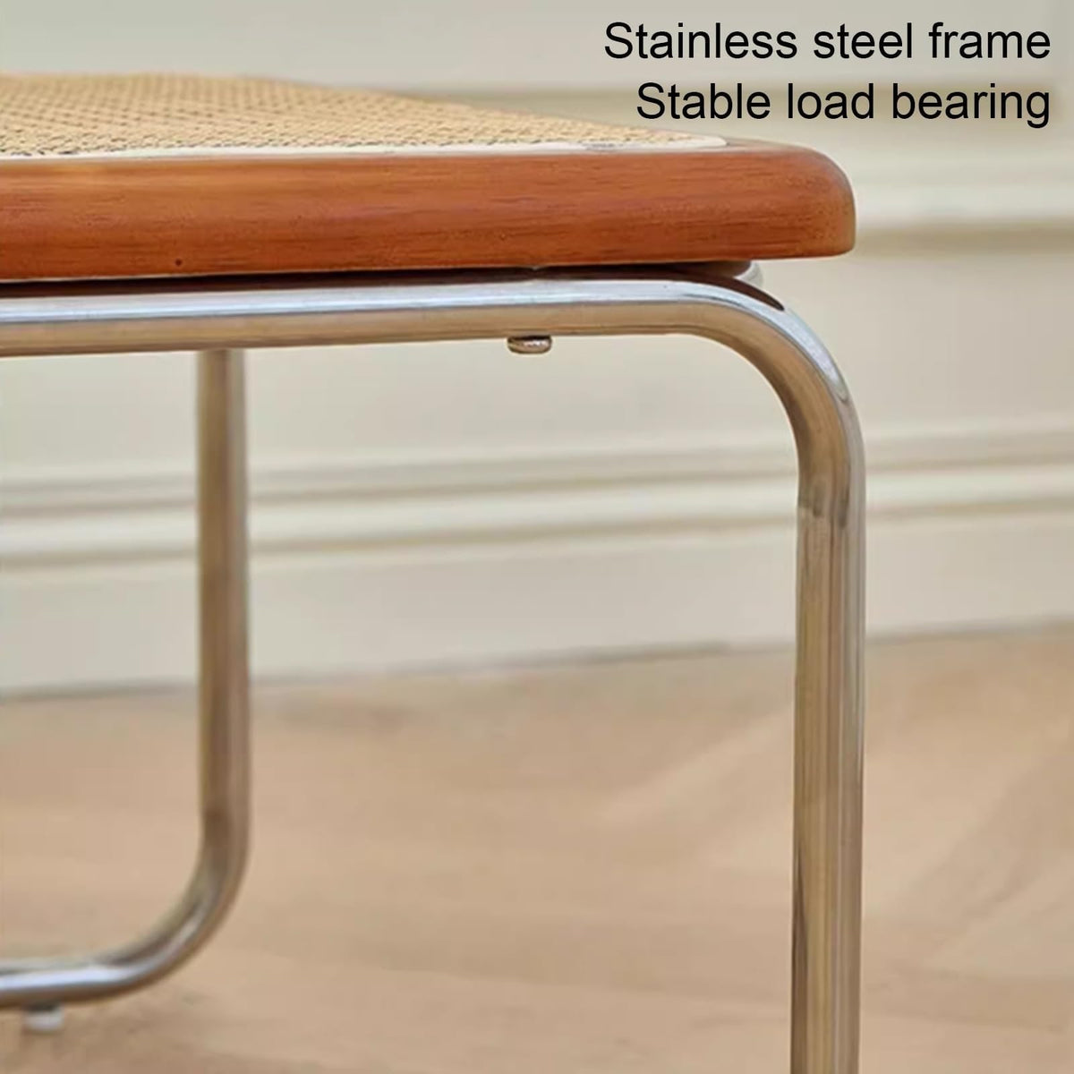 Mid Century Modern Coffee Table Set of 2 Square Metal Base P7357