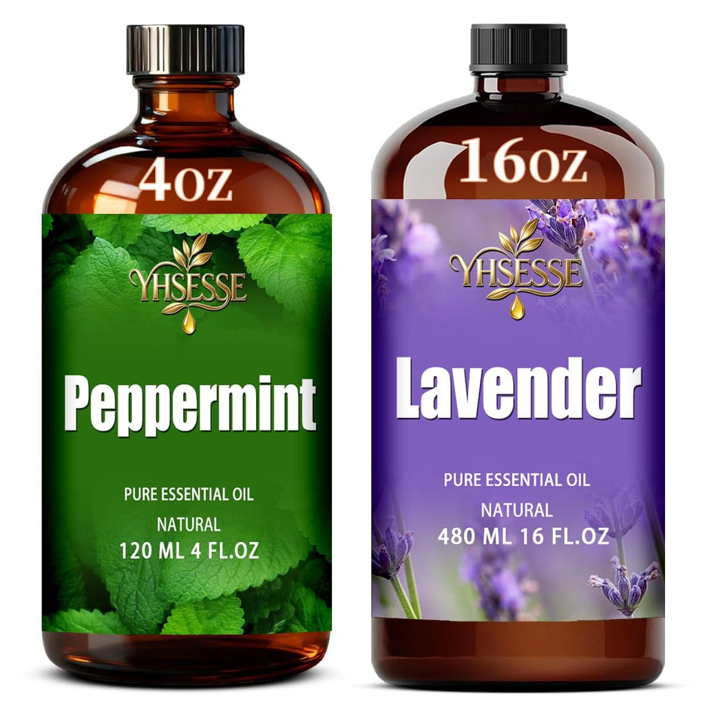 Peppermint and Lavender Essential Oil 4 Fl Oz and 16 Fl Oz V20582