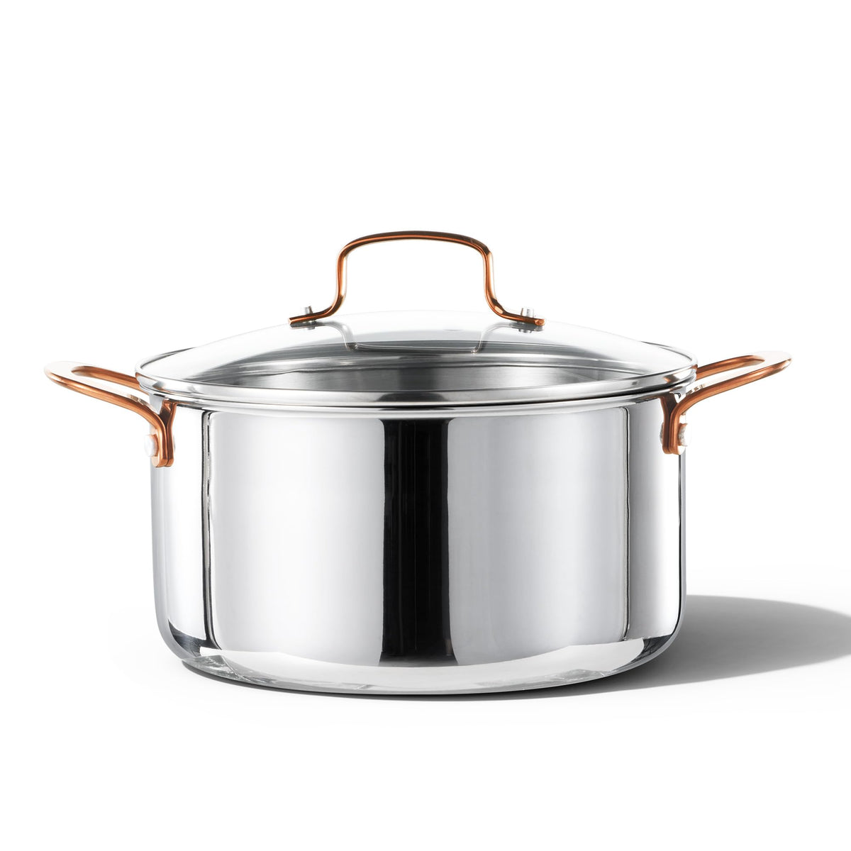 8 Qt Tri-Ply Stainless Steel Stockpot with Lid O41282