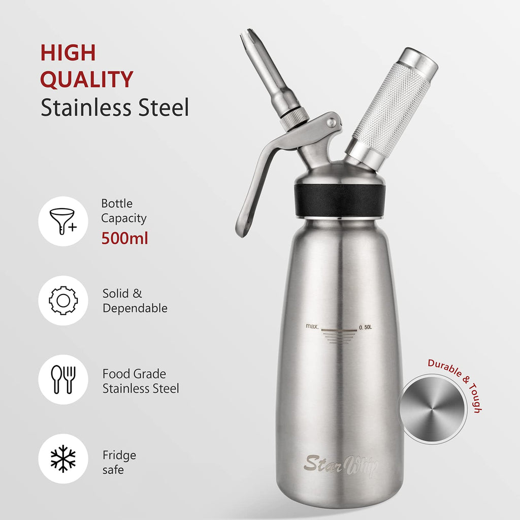 Spare Parts and Accessories for Whipped Cream Dispenser 304 Stainless Steel J149