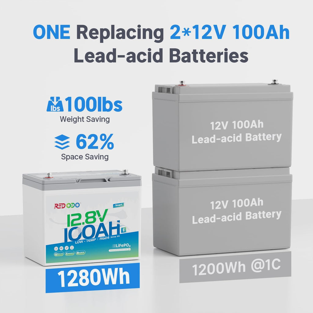 12V 100Ah LiFePO4 Battery with Charger Z309