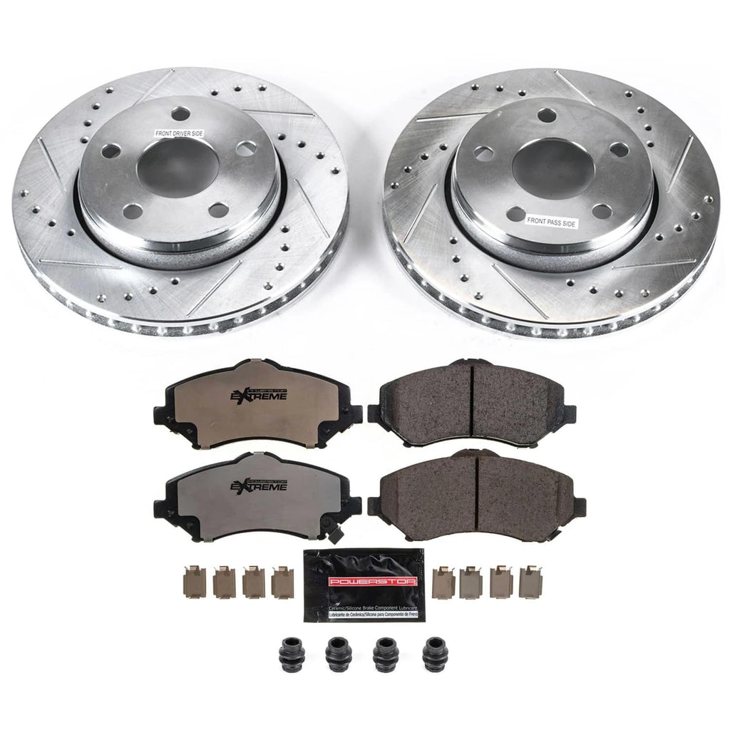 Front Brake Pad & Rotor Kit Z619