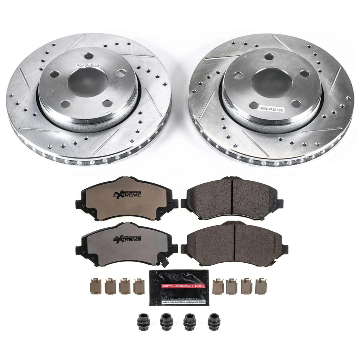 Front Brake Pad & Rotor Kit Z619