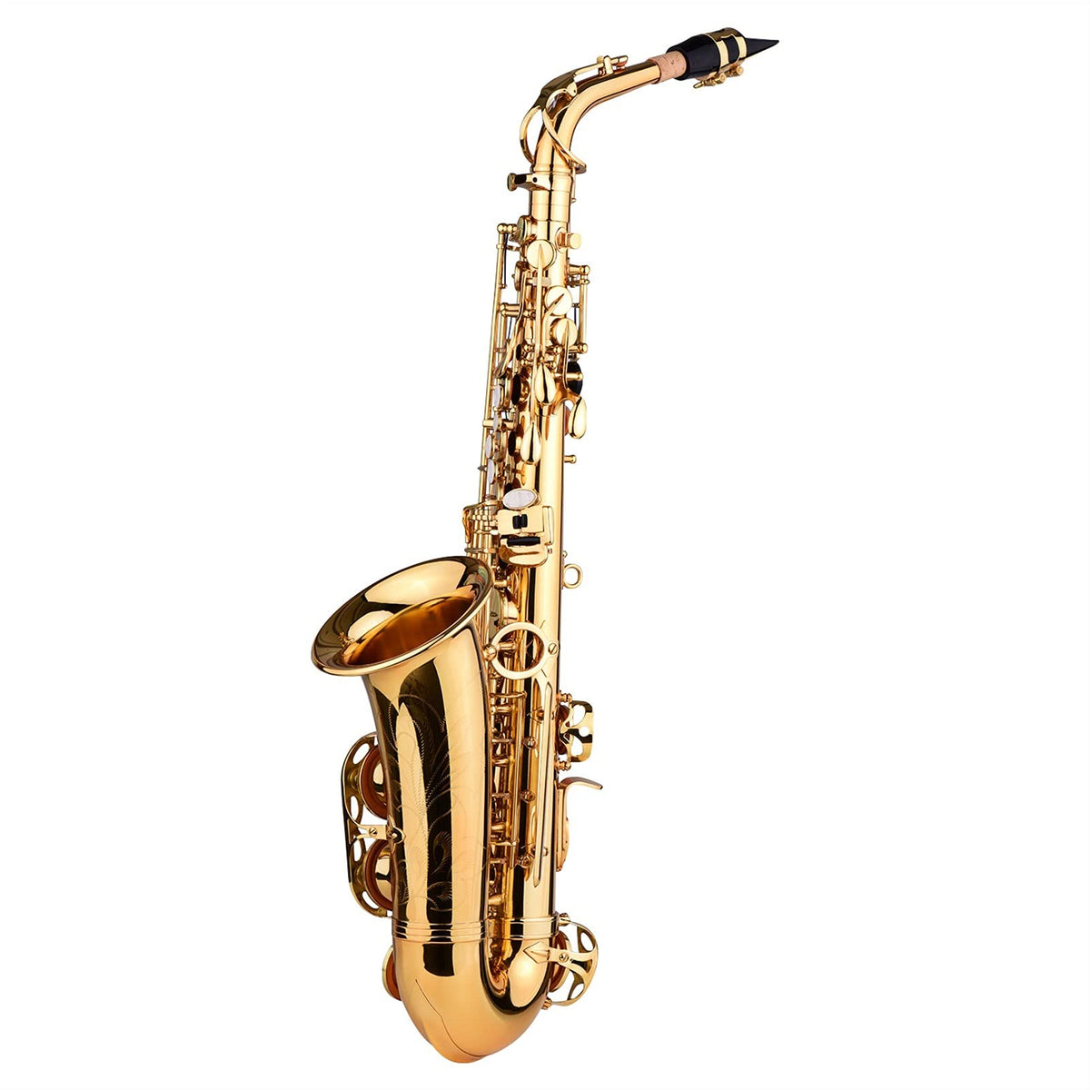 E Flat Alto Saxophone Brass Gold Lacquer Z96294