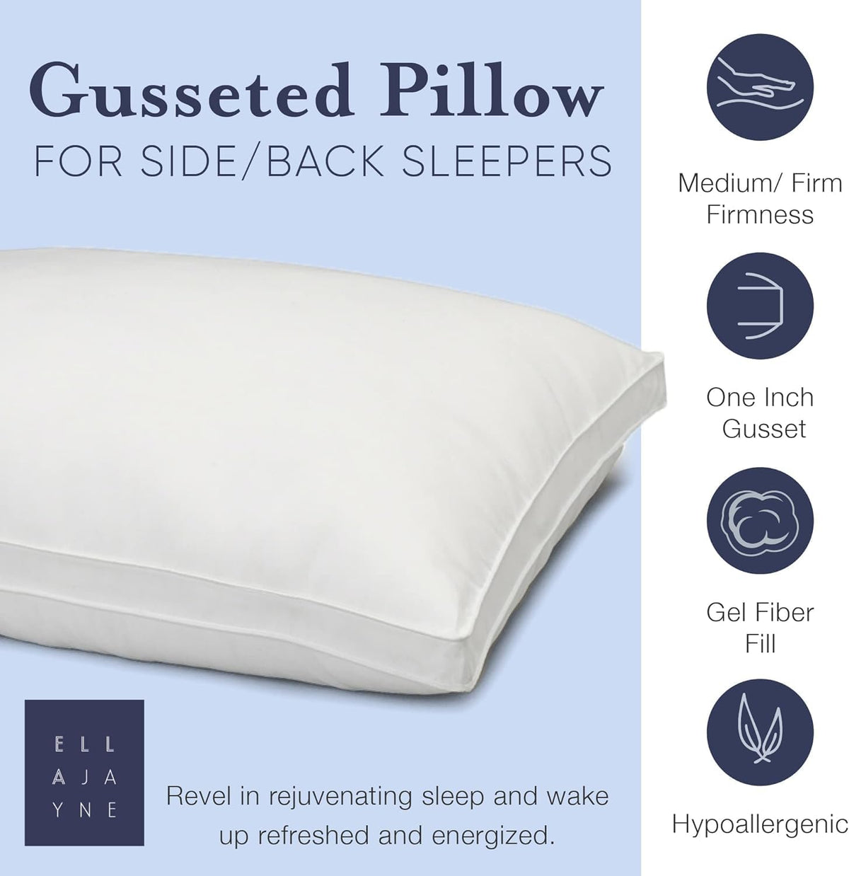 King Size Down Alternative Pillows Set of 2 Y6650
