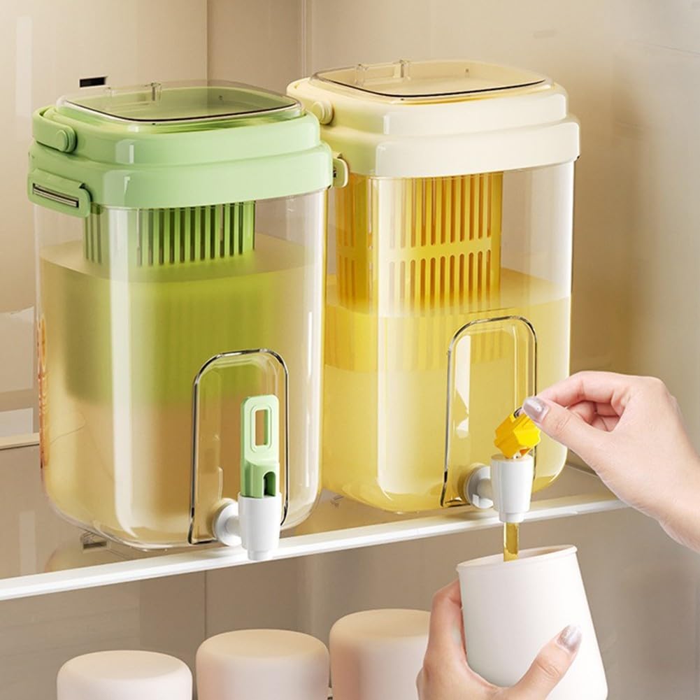 Cold Water Pitcher with Faucet and Tea Infuser P582694