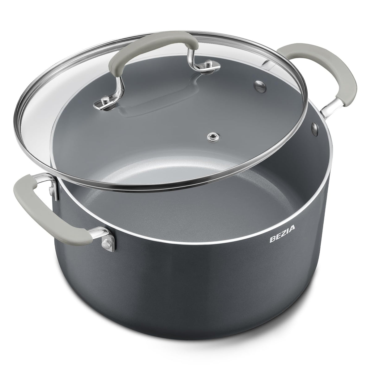 12QT Non Stick Ceramic Stock Pot with Lid K2661