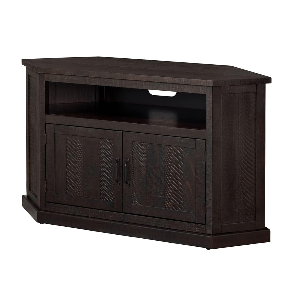 Solid Wood TV Stand with Cabinet Storage C31742