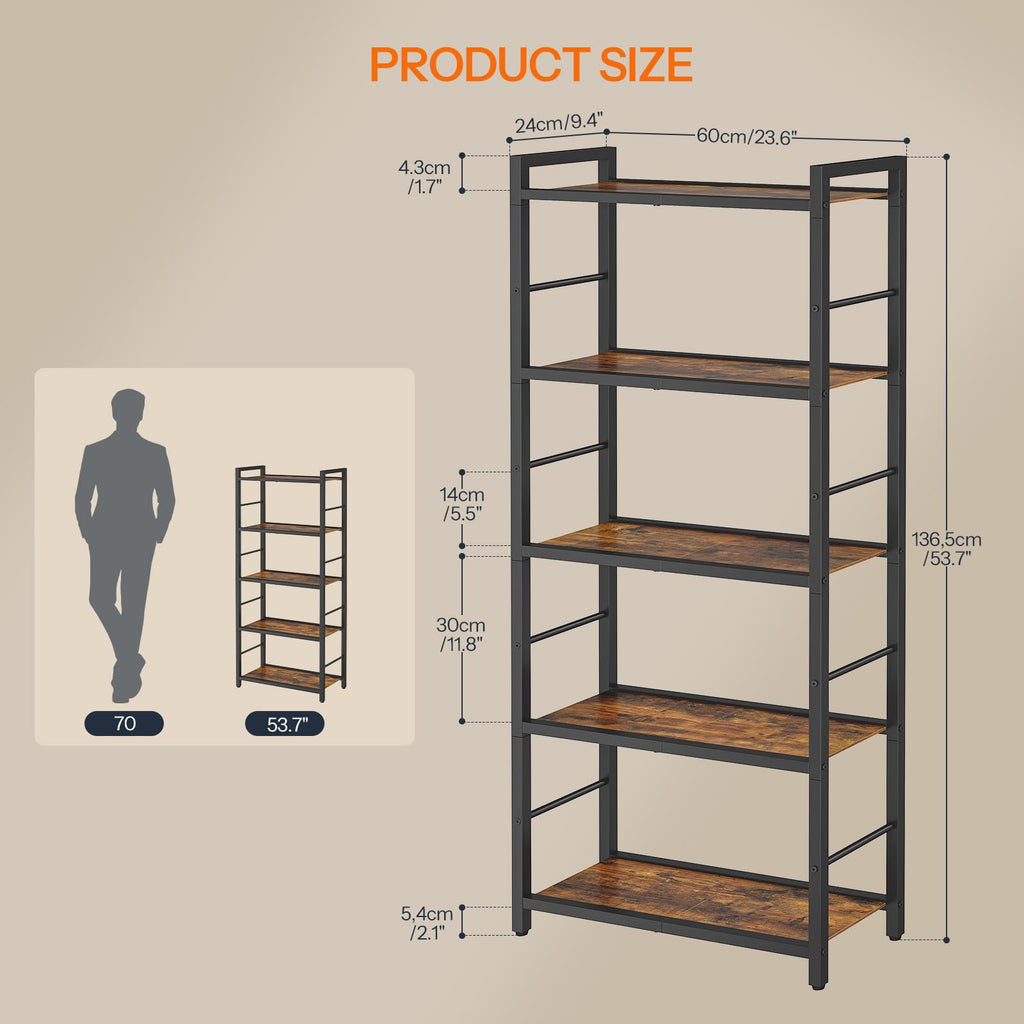 5-Tier Bookshelf Z5113