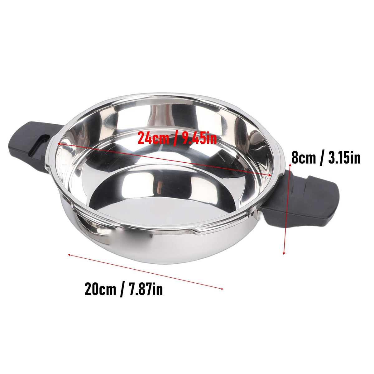 3L Stainless Steel Mini Pressure Cooker D272218