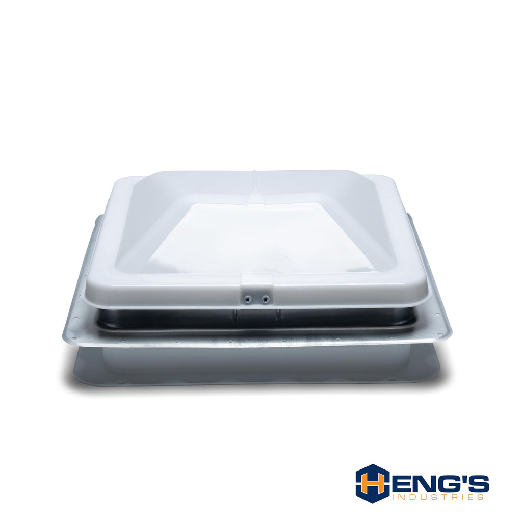 14" White Cargo Roof Vent M6863