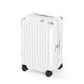 20 inch White Hardside Carry on Luggage with Spinner Wheel E783