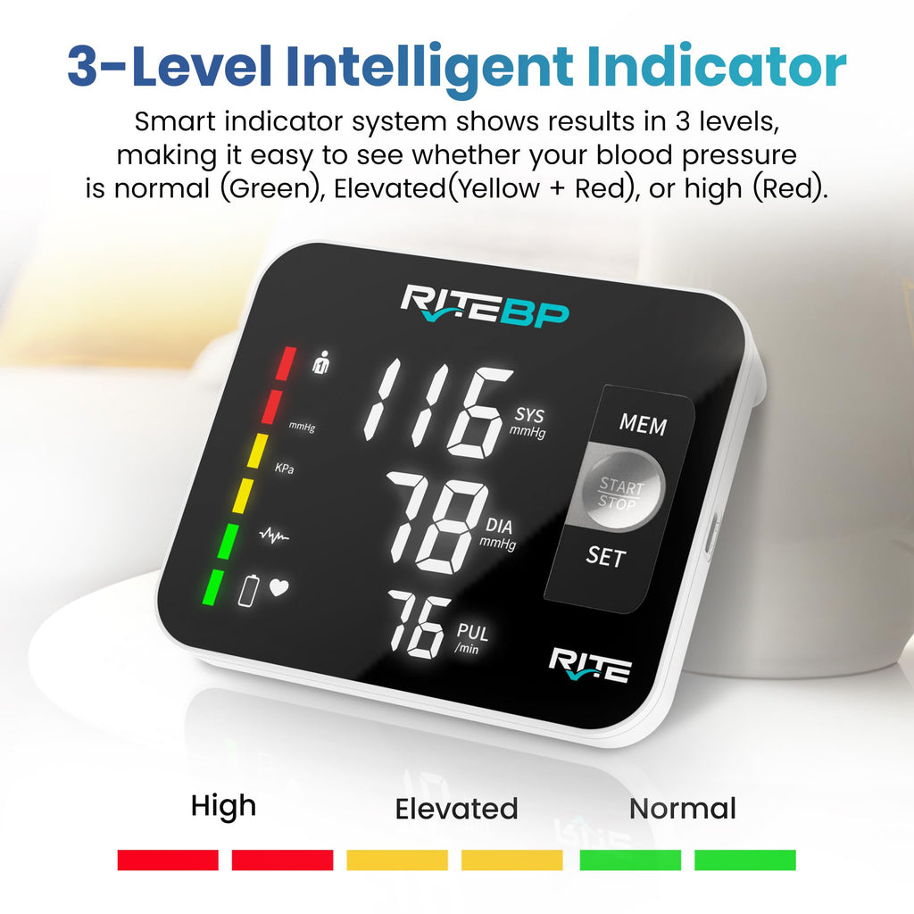 Digital Blood Pressure Monitor with 2 Large Arm Cuffs H803425
