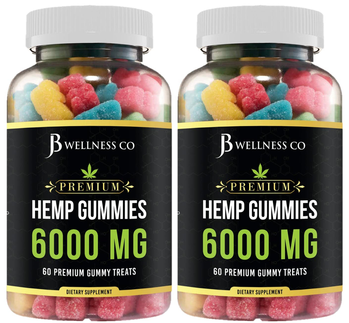 Hemp Gummies with Hemp Oil 2-Pack S996585
