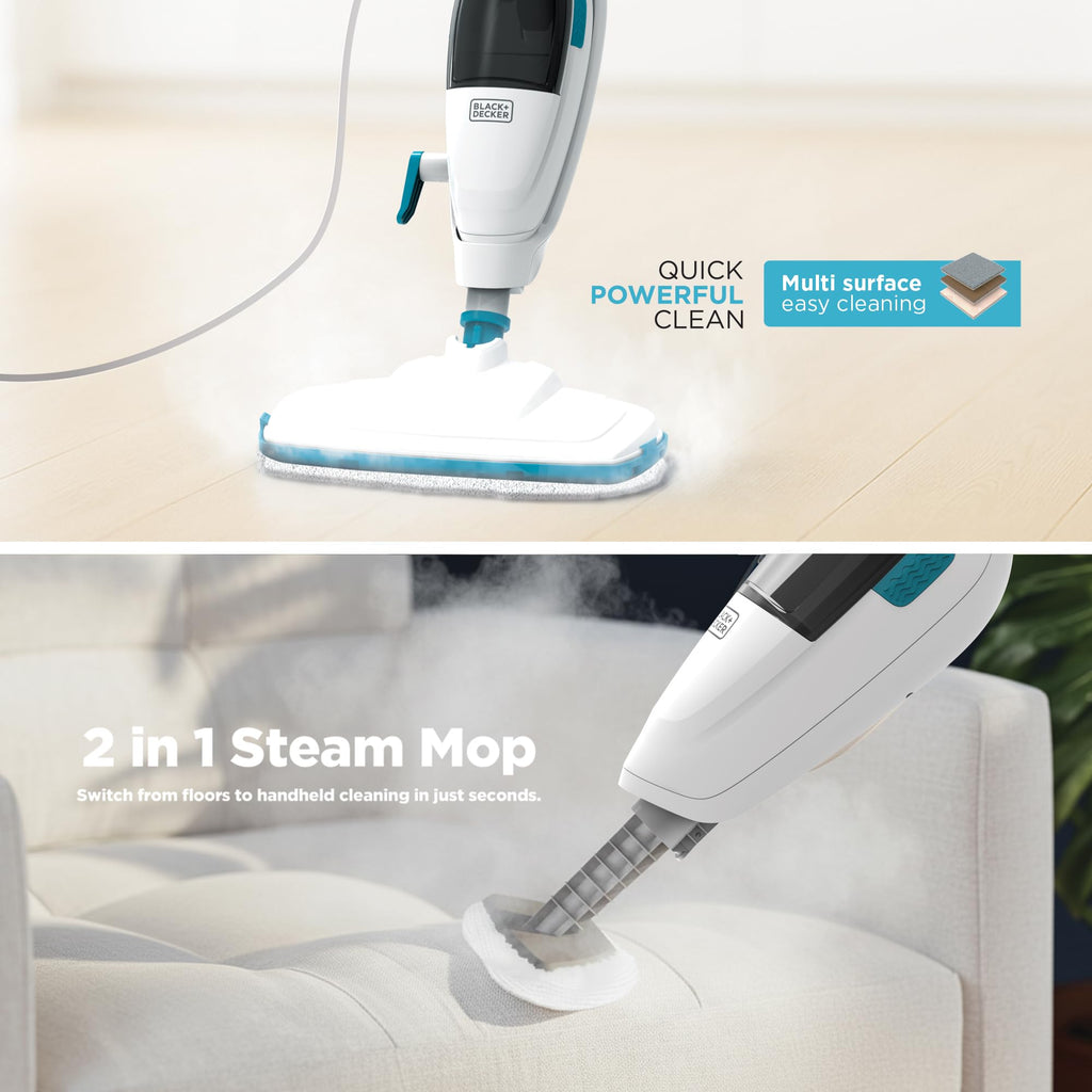 2-in-1 Steam Mop and Handheld Steam Cleaner F106782