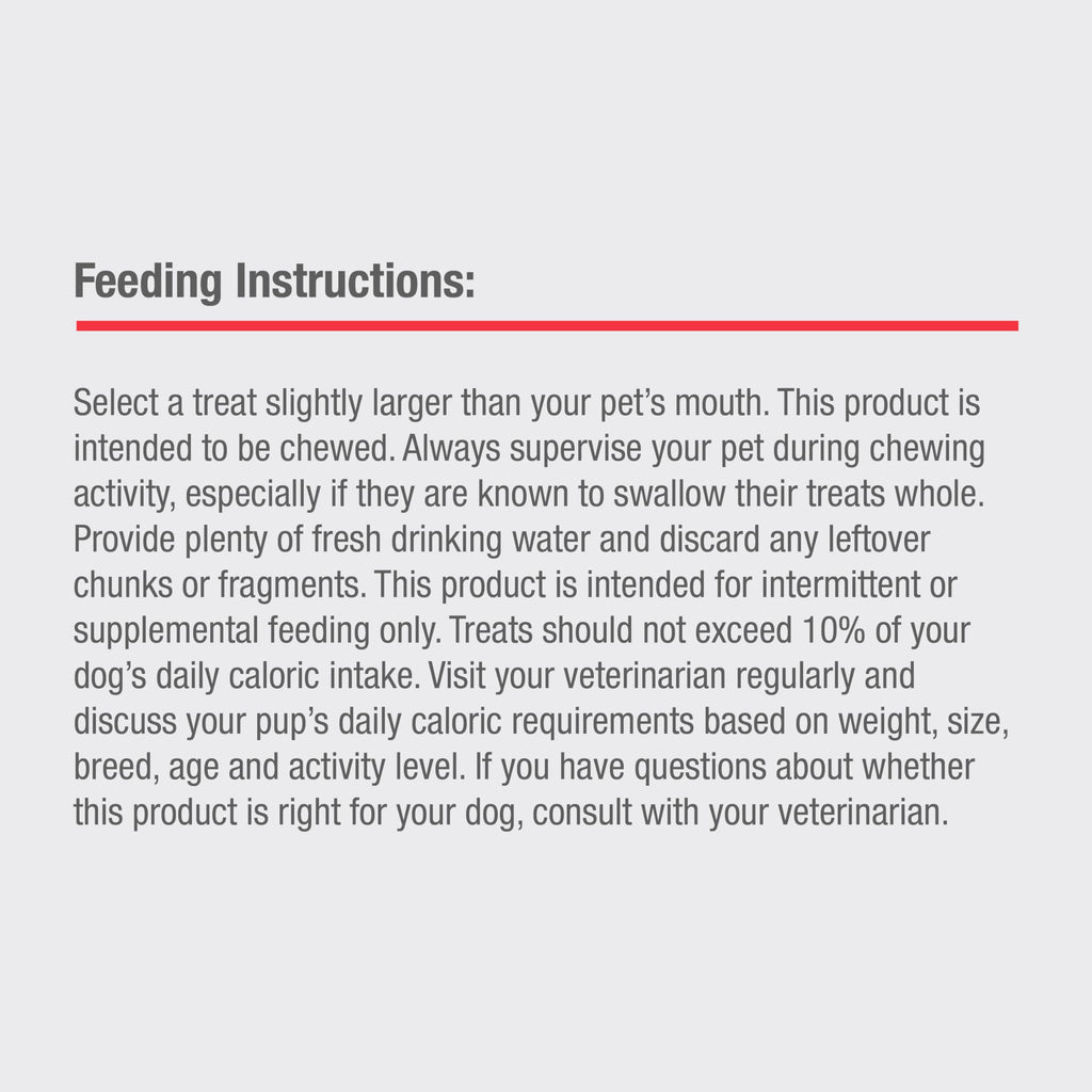 Rawhide-Free Dog Treats With Real Protein, 50 Count R94993
